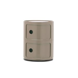 Mueble auxiliar Componibili 2 puertas acabado brillante de Kartell