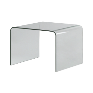 Mesa de centro Arch de cristal templado 65 x 65 x 48 cm
