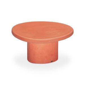 Mesa de centro/auxiliar de microcemento Mango Ø70 x 36 cm