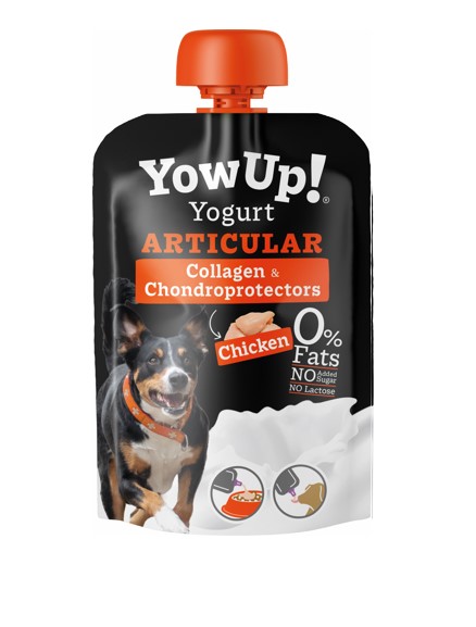 YOW UP! YOGUR ARTICULAR DE POLLO PARA PERROS 115g (10ud./caja)