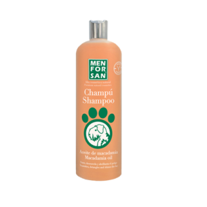 MENFORSAN CHAMPÚ CON ACEITE DE MACADAMIA PARA PERROS 1L – PVP9.95€