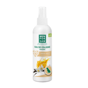 MENFORSAN AGUA DE COLONIA VAINILLA Y NARANJA PARA PERROS 125ml – PVP4.95€