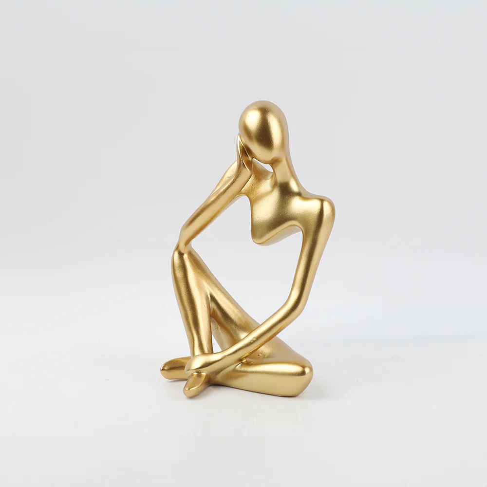 Adorno de Resina el Mirador Dorado - Imagen 2