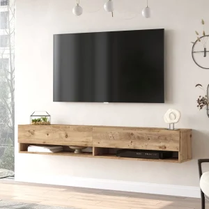 Mesa de televisión Laitila en varios tamaños y colores [en.casa]