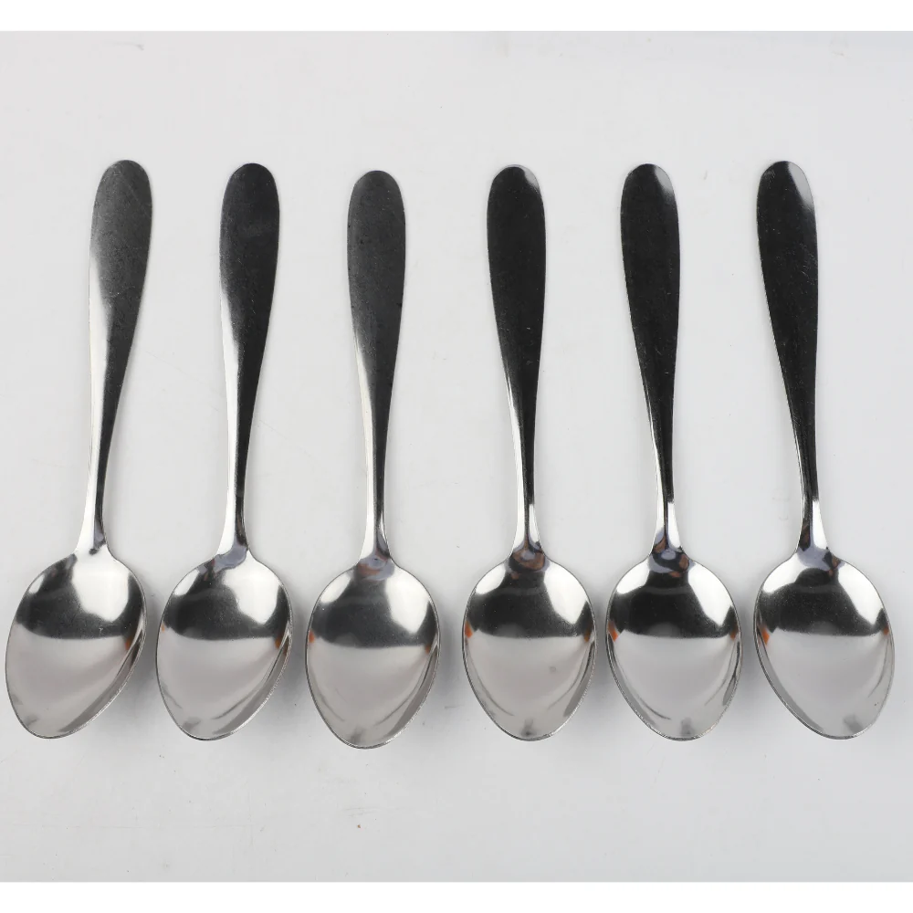 Set De 6 Cucharas Acero