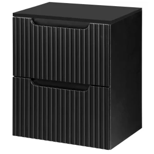 Mueble bajo lavabo Skelbolu con frente acanalado [en.casa]